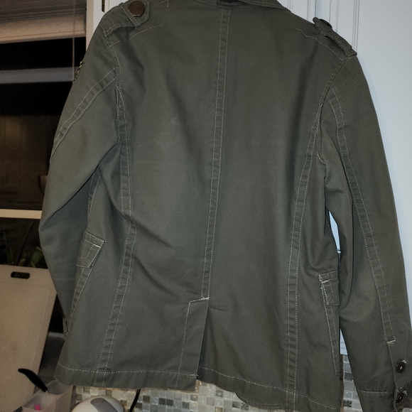 Twice Man's jacket,  size small,  color green - Picture 2 of 4